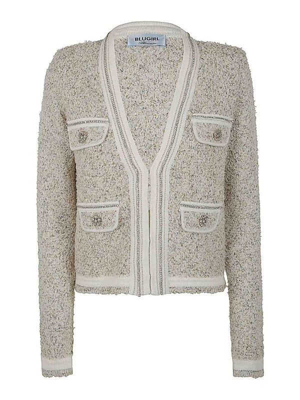 Blugirl Pull Col Rond - Blanc