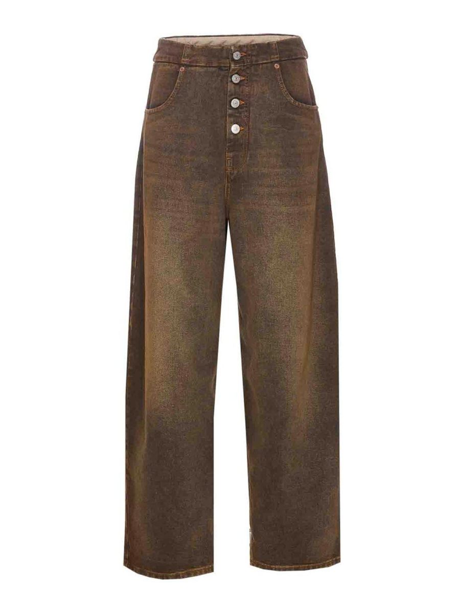 MM6 Maison Margiela Jean Bootcut - Marron