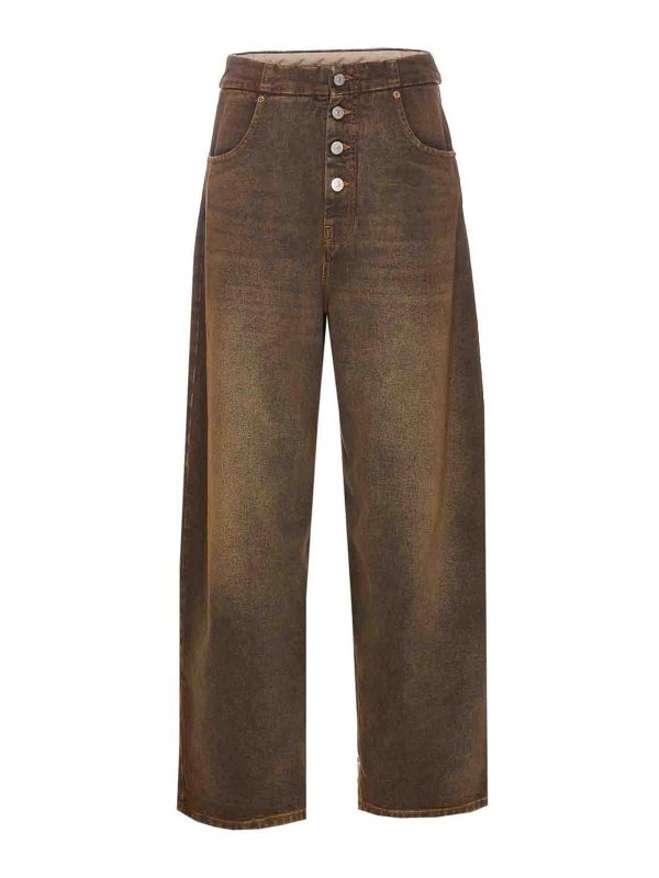 MM6 Maison Margiela Jean Bootcut - Marron