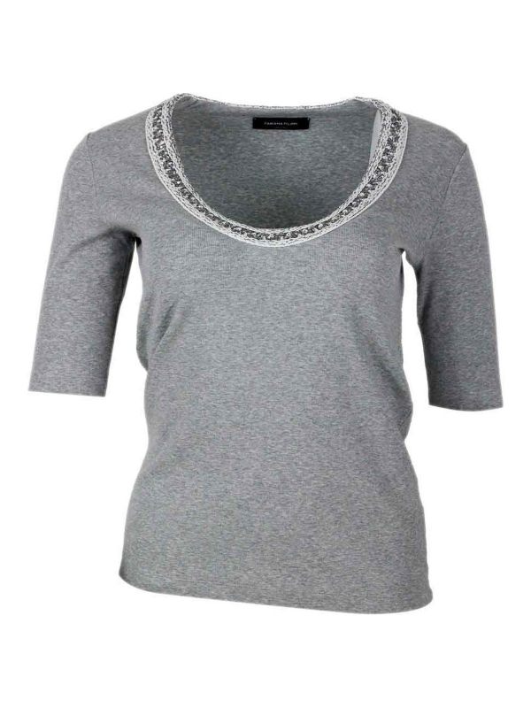 Fabiana Filippi T-Shirt - Gris