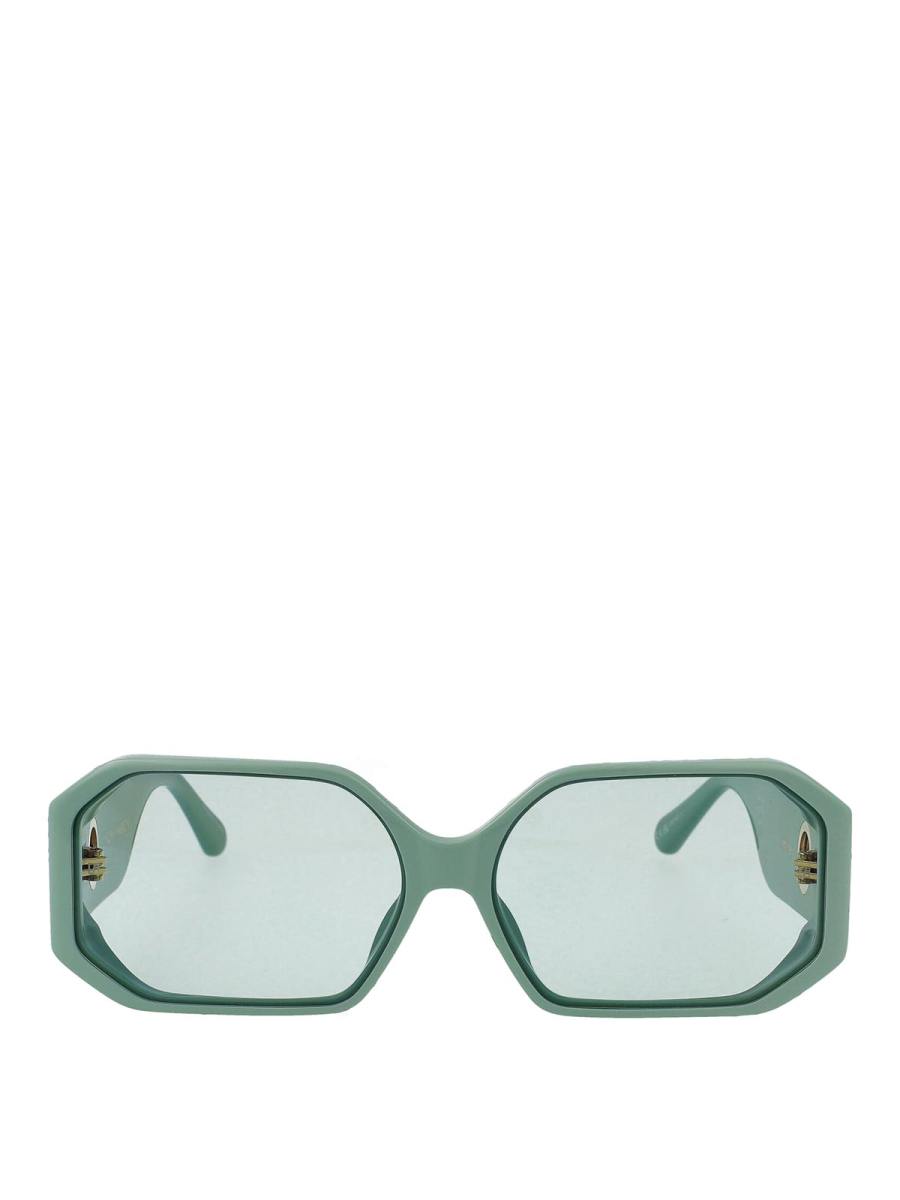 Linda Farrow Lunettes De Soleil - Bleu