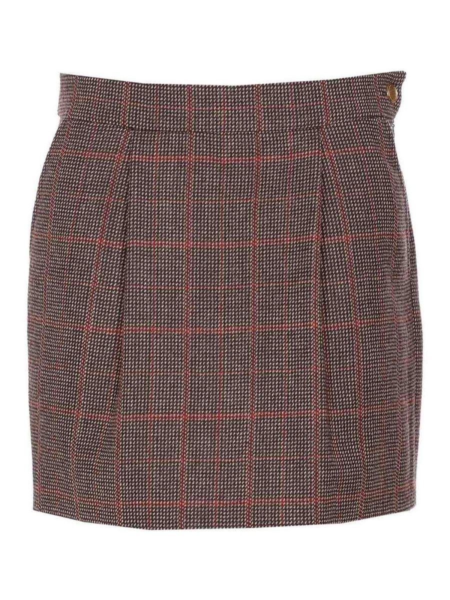 Chloe' Jupe Midi - Marron