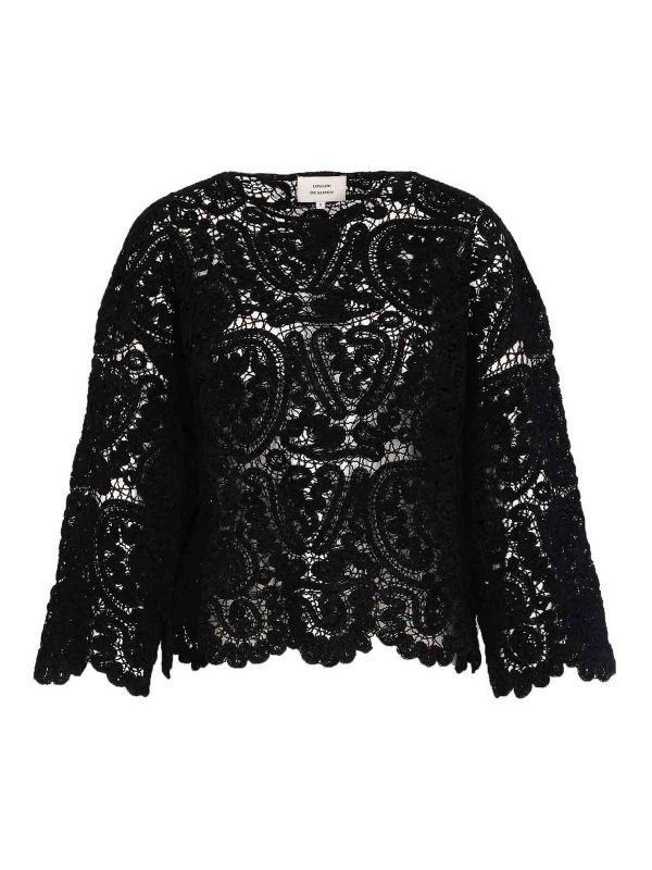 Loulou Studio Pull Col Rond - Noir