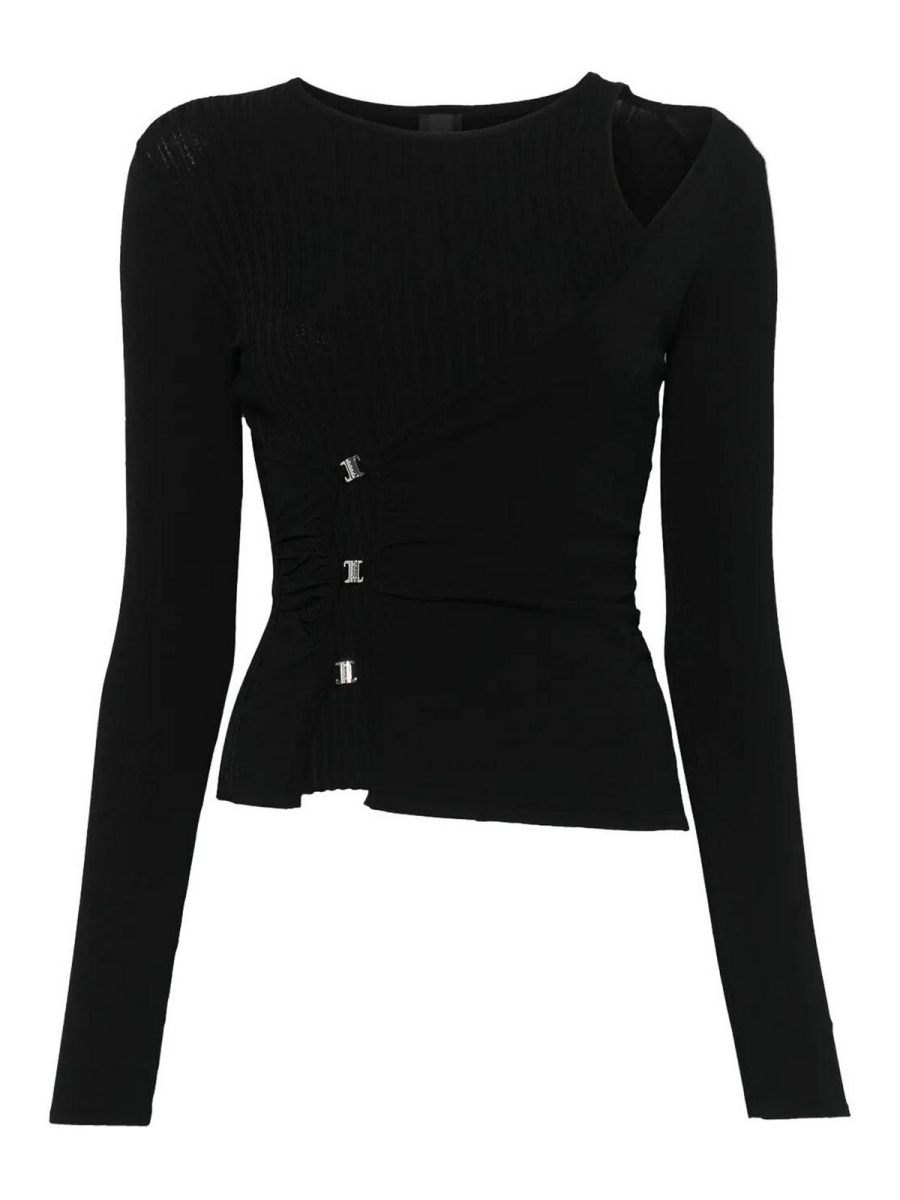 Pinko Pull Col Rond - Noir
