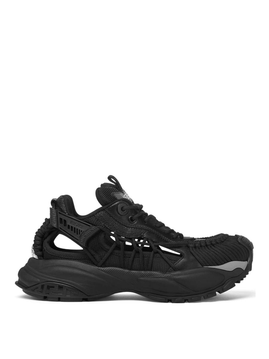 Versace Chaussures À Lacets - Noir
