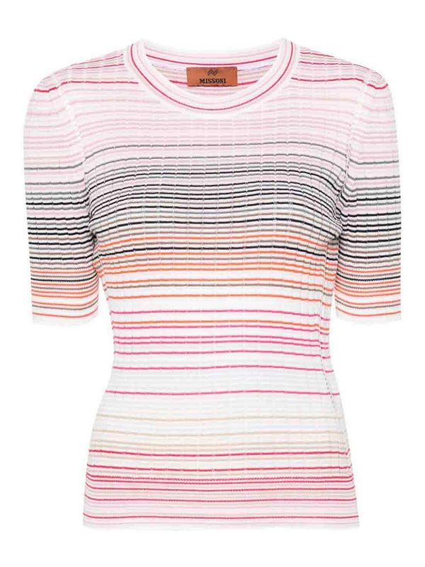 Missoni Pull Col Rond - Multicolore