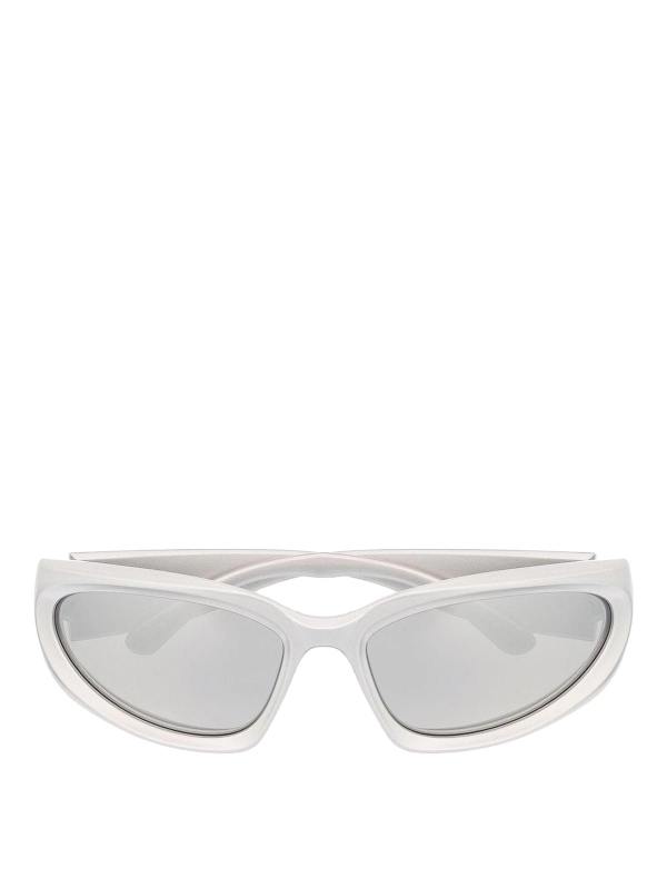Balenciaga Lunettes De Soleil - Argent