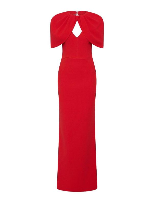 rebecca vallance Maxi Robe - Cameron Red