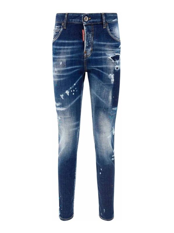 Dsquared2 Jean Droit - Bleu