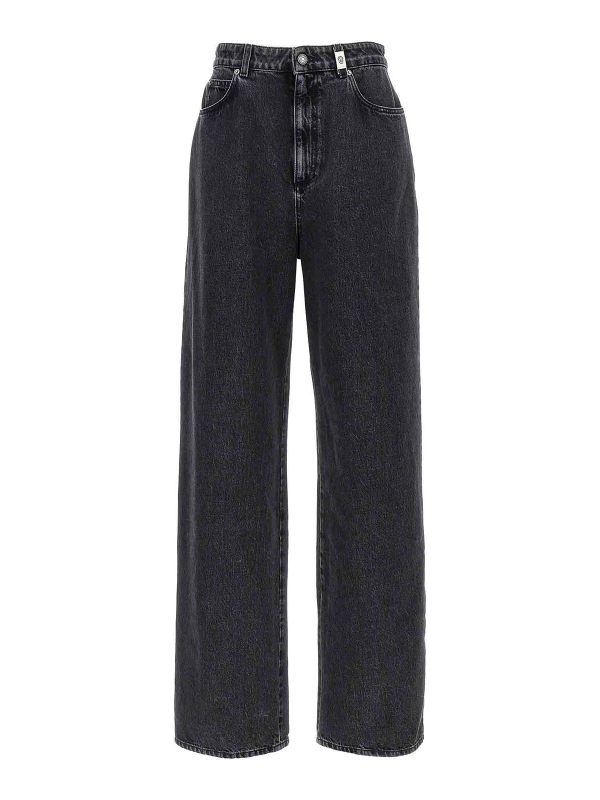 Alexander Mcqueen Jean Bootcut - Noir