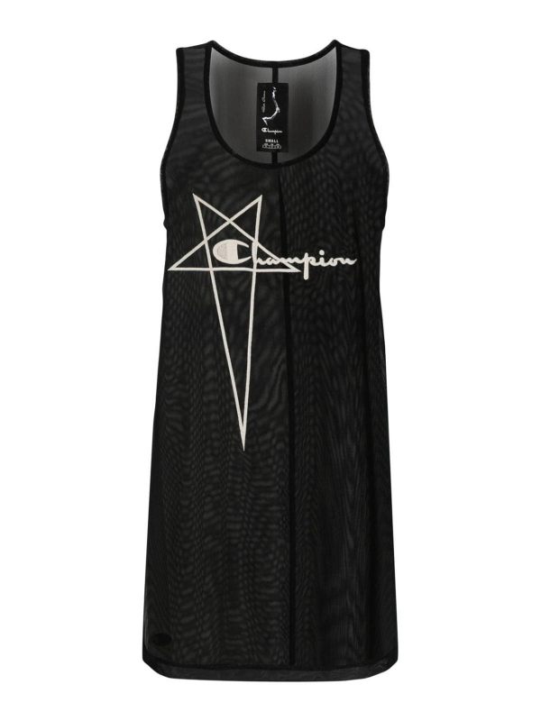 Rick Owens Robe Courte - Noir