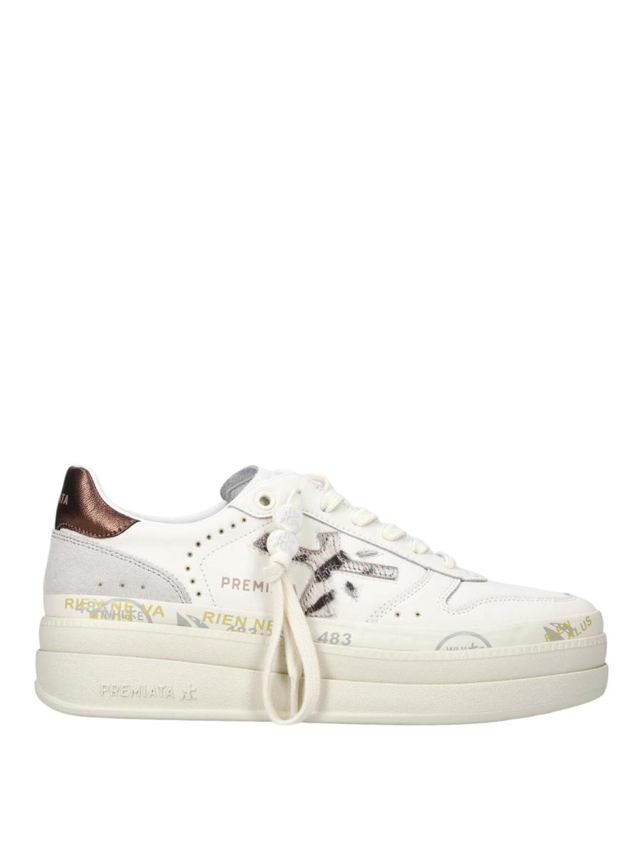 Premiata Baskets - Blanc