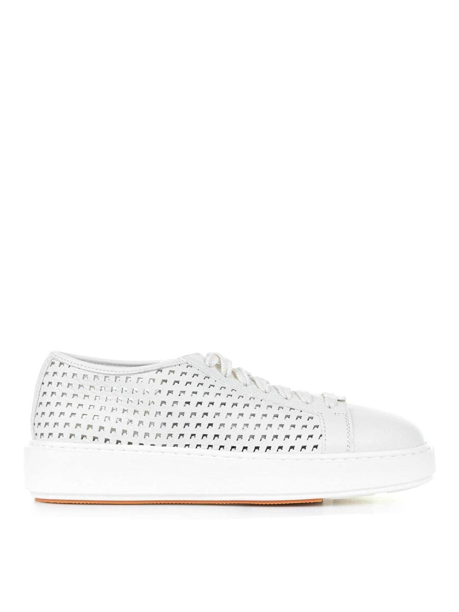 Santoni Baskets - Blanc