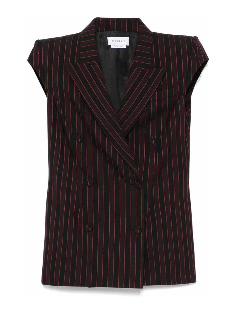 Alexander Mcqueen Blazer - Rouge Brun
