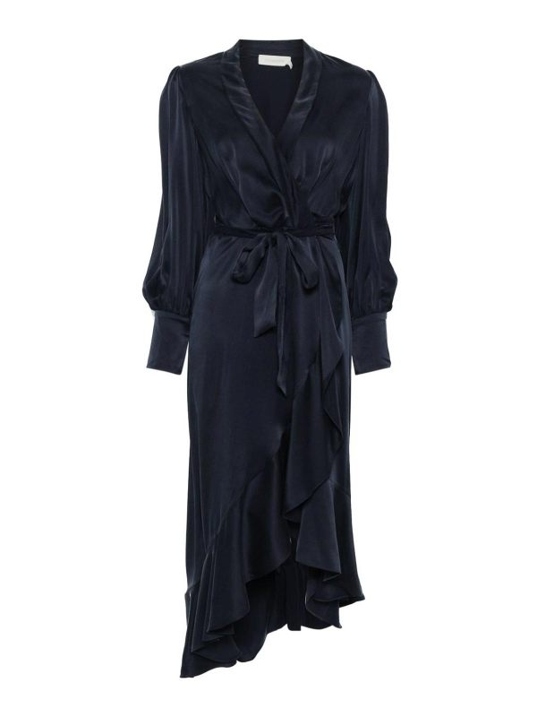 Zimmermann Maxi Robe - Bleu