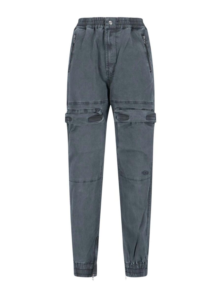 Diesel Pantalons Décontractés - Noir