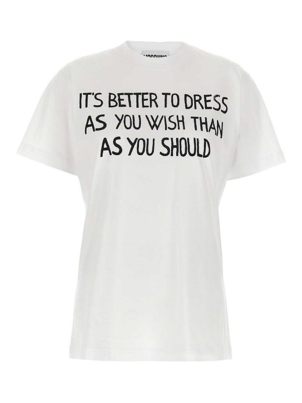 Moschino T-Shirt - Blanc