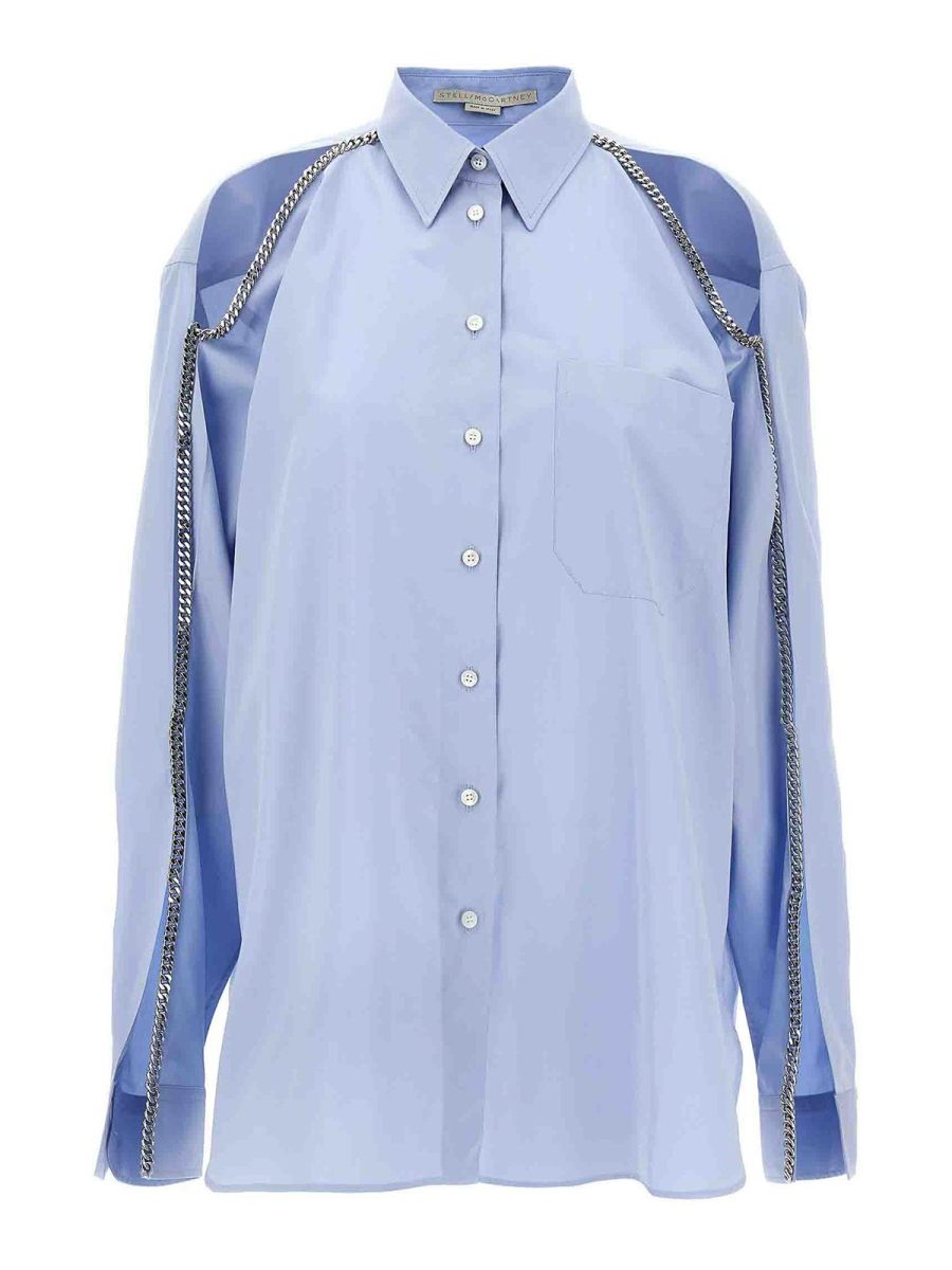 Stella Mccartney Chemise - Bleu Clair