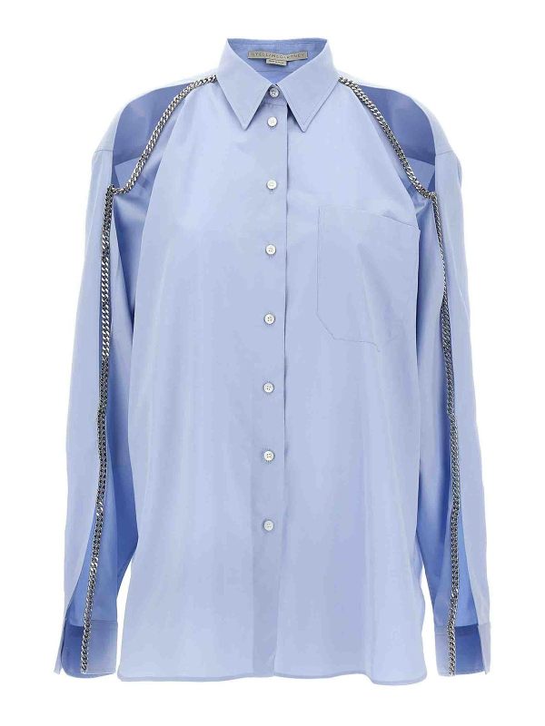 Stella Mccartney Chemise - Bleu Clair
