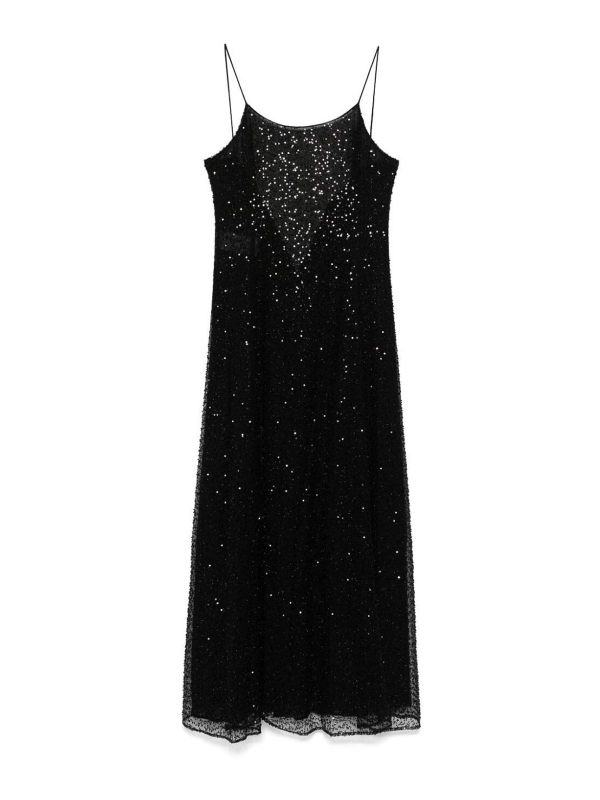 Emporio Armani Robe Au Genou - Noir