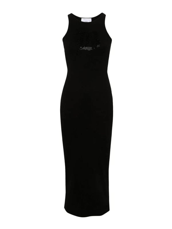 Blumarine Maxi Robe - Noir