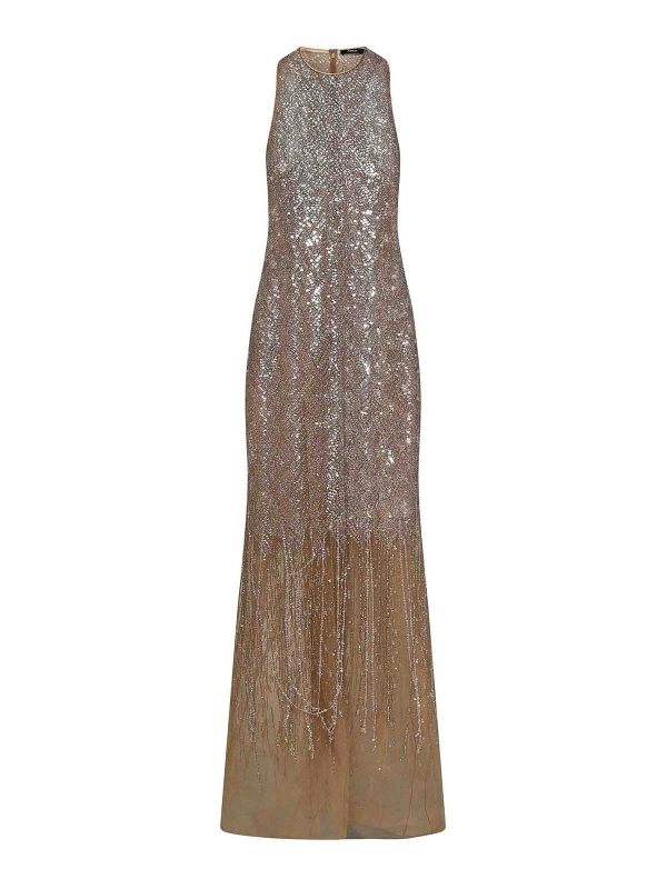 Amen Maxi Robe - Beige
