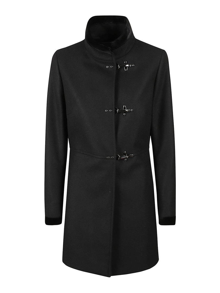 Fay Manteau Court - Noir