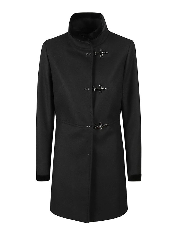 Fay Manteau Court - Noir
