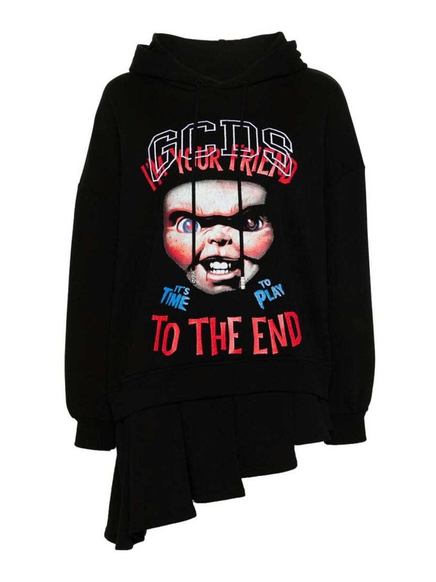 Gcds Robe Courte - Noir