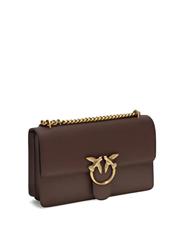 Pinko Sac Bandoulière - Rouge Bru