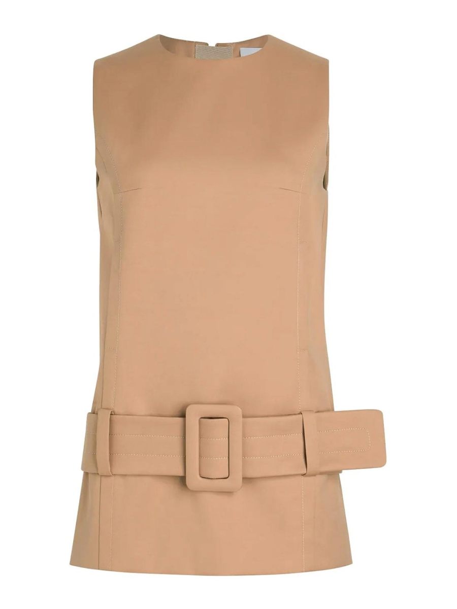 Patou Robe Courte - Beige