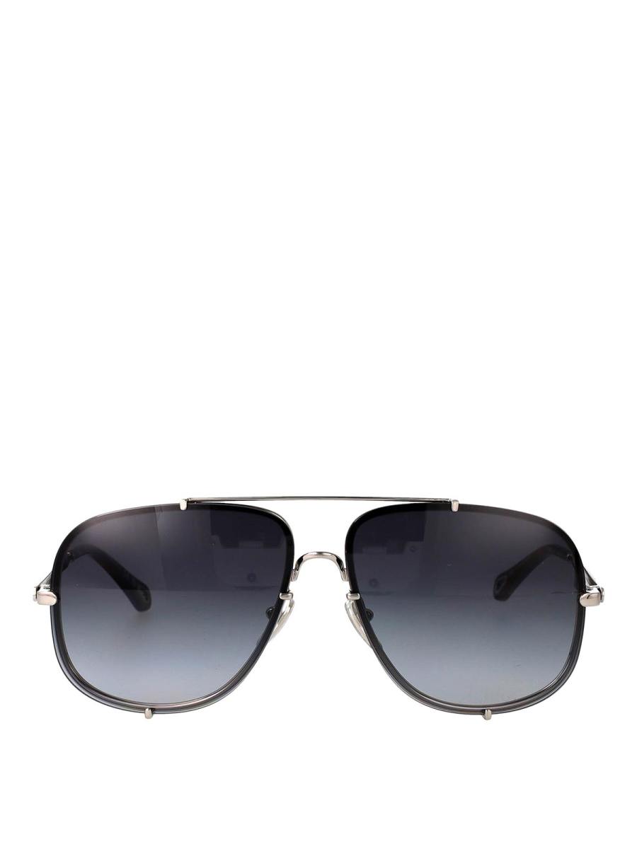 Chloe' Lunettes De Soleil - Argent