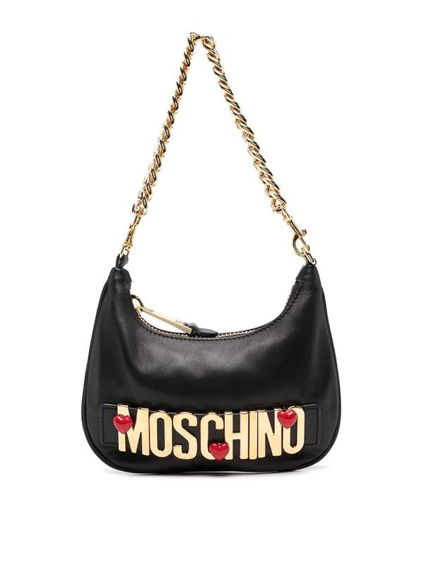 Moschino Sac Porté Épaule - Noir