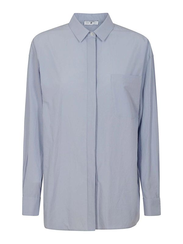 Pt Torino Chemise - Bleu Clair