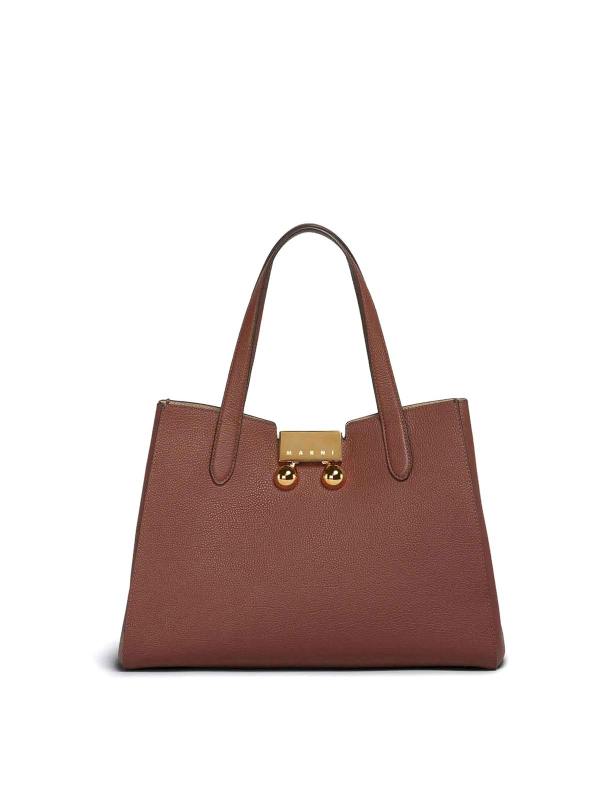Marni Sac Cabas - Rouge Bru