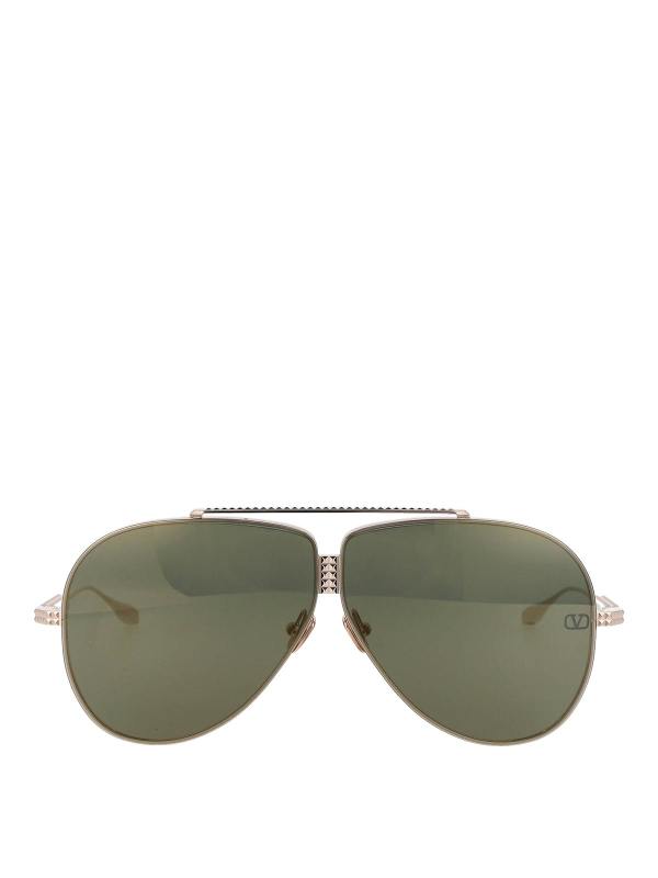 Valentino Garavani Lunettes De Soleil - Argent