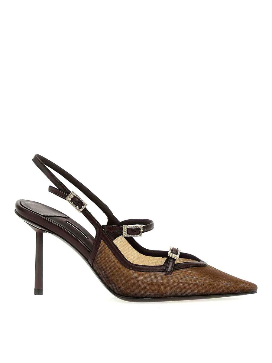 Le Silla Chaussures À Talon - Marron