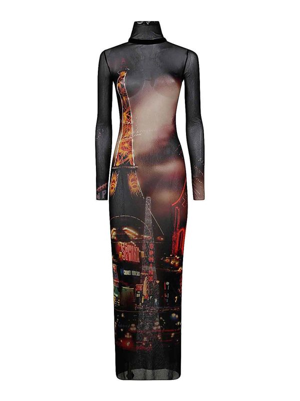 Jean Paul Gaultier Maxi Robe - Noir
