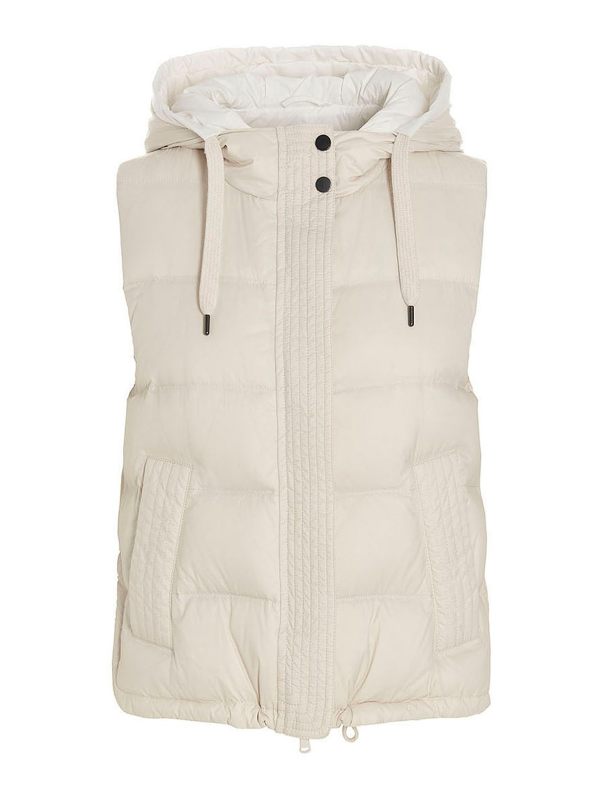 Brunello Cucinelli Blouson Rembourré - Blanc