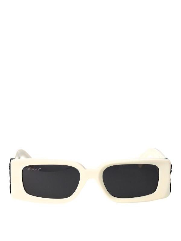 Off-White Lunettes De Soleil - Blanc