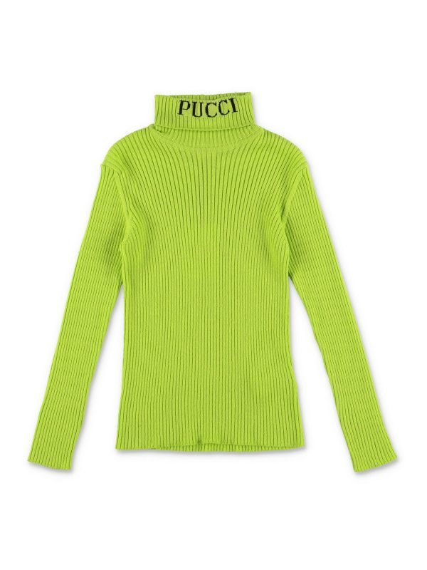 Emilio Pucci Pull Col Rond - Vert