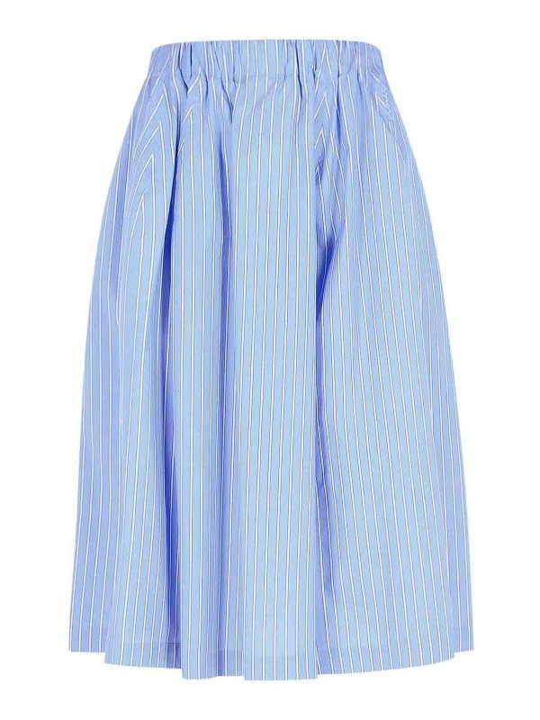 Marni Jupe Midi - Bleu Clair