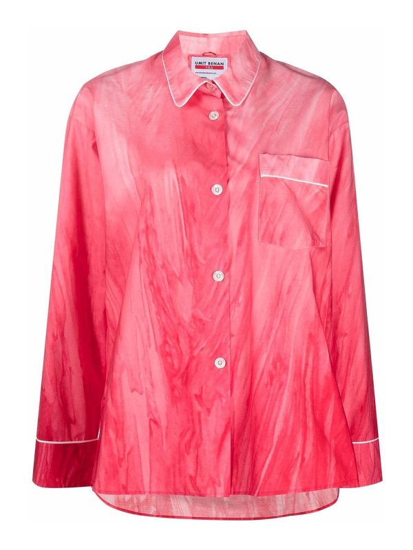 Umit Benan Chemise - Rouge