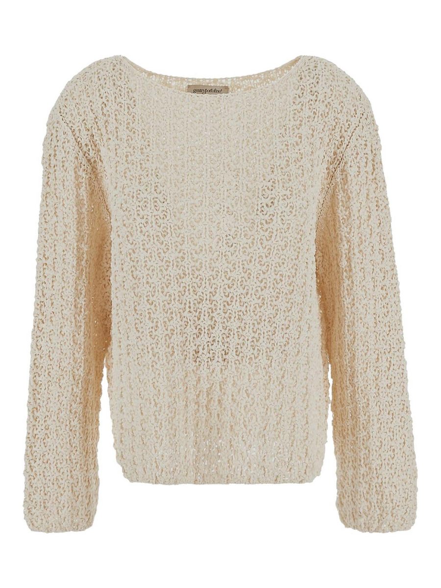 Gentryportofino Pull Col Rond - Beige