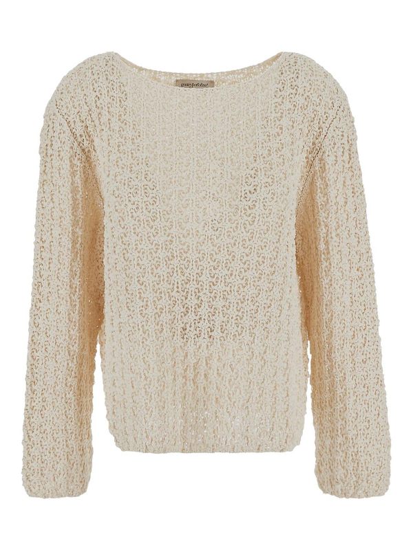 Gentryportofino Pull Col Rond - Beige