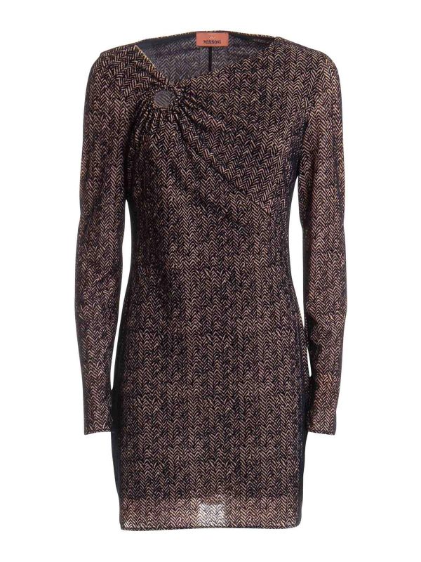 Missoni Robe Au Genou - Noir