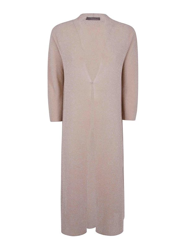 D. Exterior Cardigan - Blanc