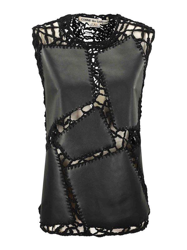 Comme Des Garcons Pull Col Rond - Noir