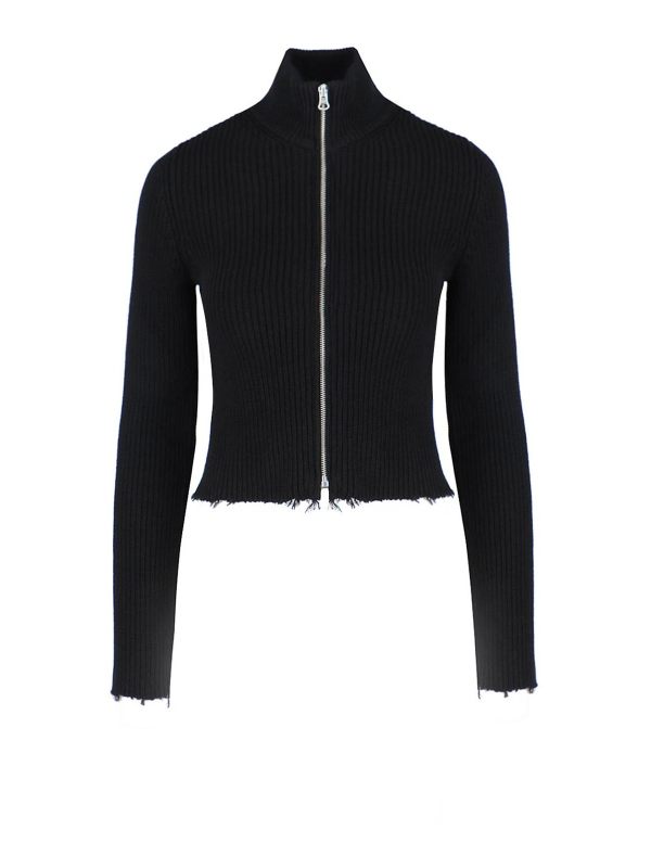 MM6 Maison Margiela Pull Col Rond - Noir