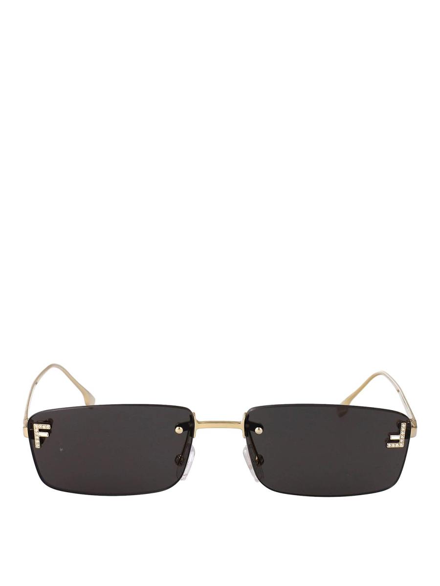Fendi Lunettes De Soleil - Gris